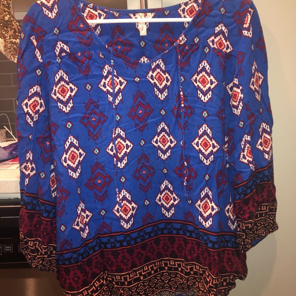 Tribal pattern shirt